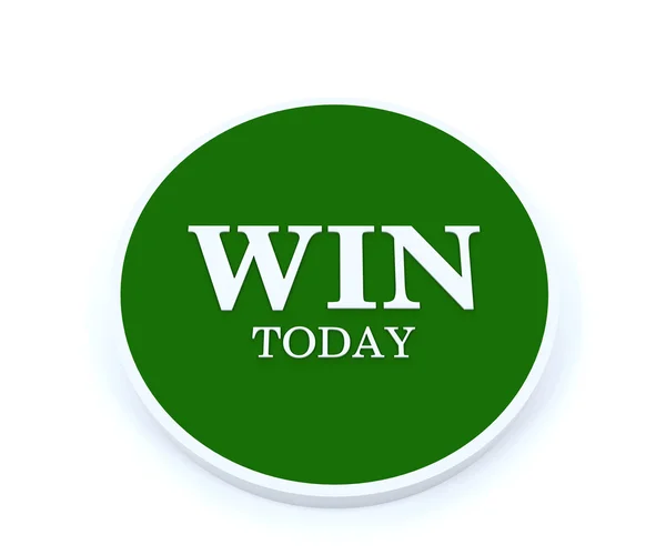 Win today - button — Stock Photo, Image