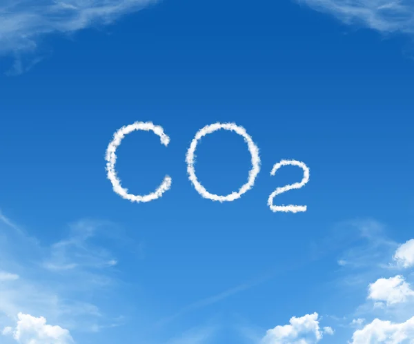 CO2 na obloze — Stock fotografie