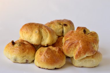 Üzümlü tatlı çörekler