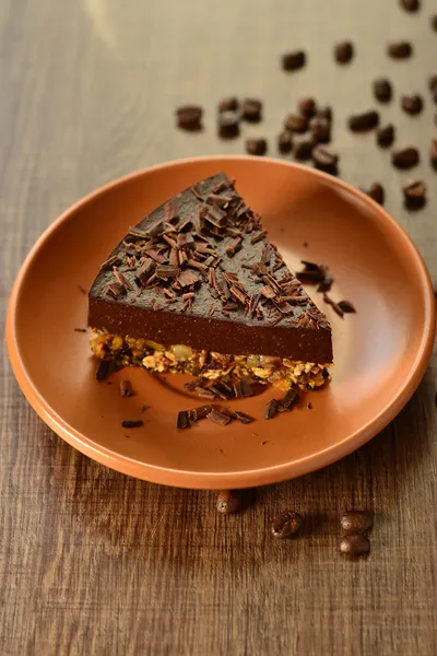 soğuk çikolata cheesecake dilim