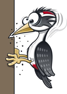 Cartoon Woodpecker clipart