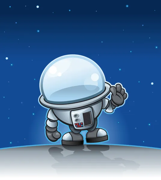 Cartoon spaceman — Stock vektor