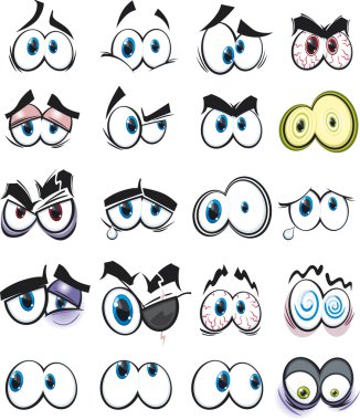 Cartoon Eye Collection 2 clipart