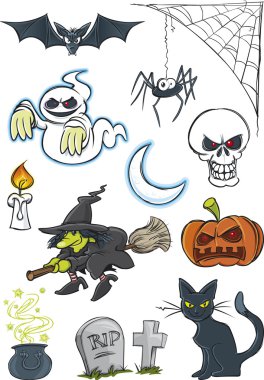 Cadılar Bayramı karikatür koleksiyonu