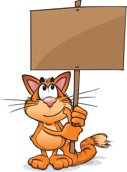 işareti ile sevimli kedi