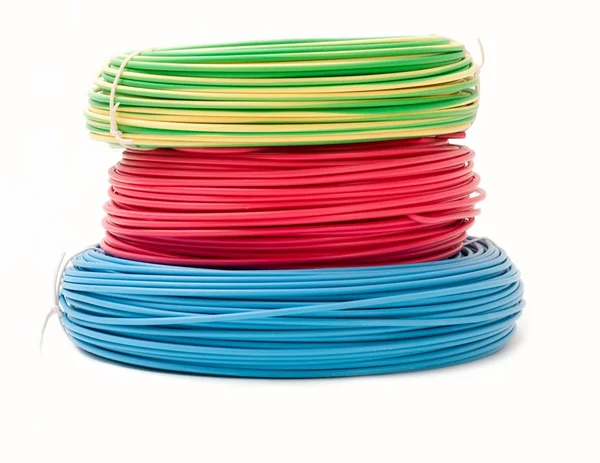 Colorful wire bundles — Stock Photo, Image