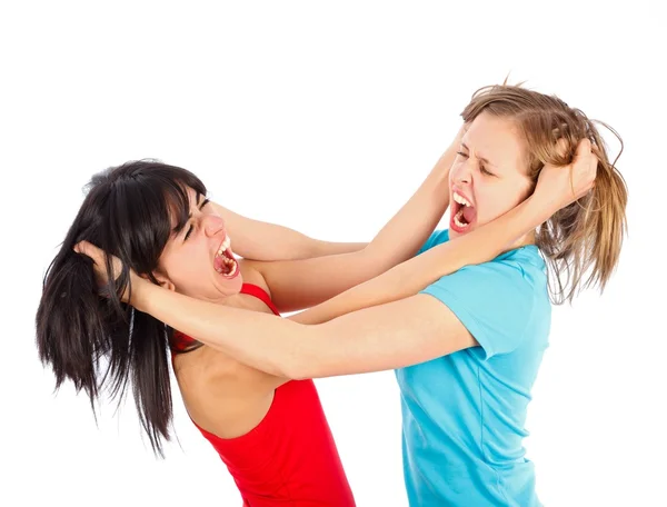 Girl fight — Stock Photo, Image