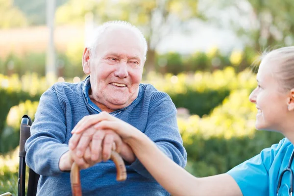 Sorridente paziente — Foto Stock