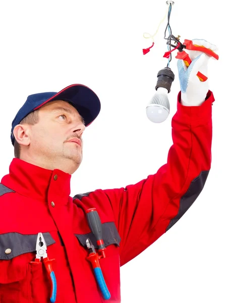 Electrician Working — Stock Photo, Image