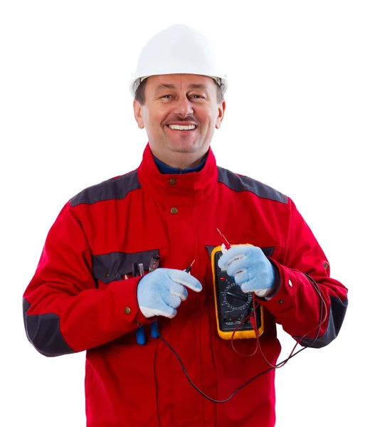 Smiling Handyman — Stock Photo, Image