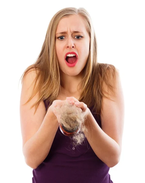 Serious Hair Loss — Stock Photo, Image