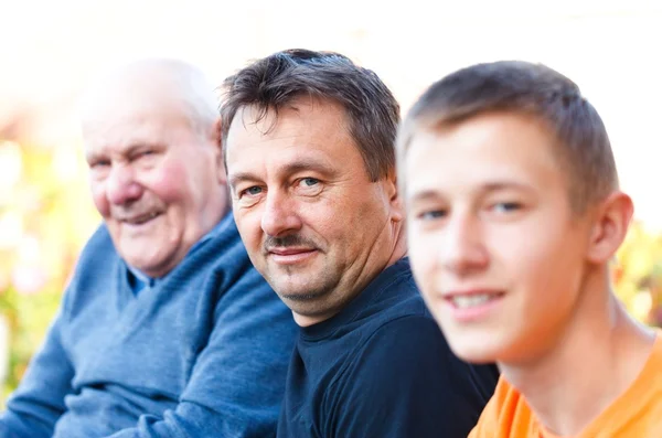 Männliche Generationen — Stockfoto