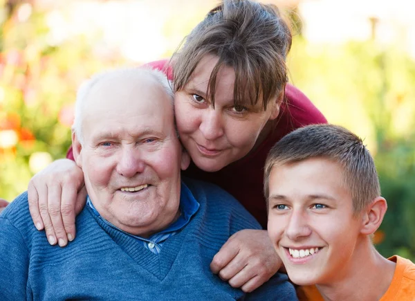 Three Generations Together — Stock Photo, Image