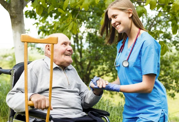 Elderly Homecare — Stock Photo, Image