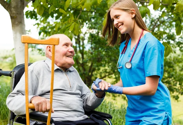 Elderly Homecare — Stock Photo, Image