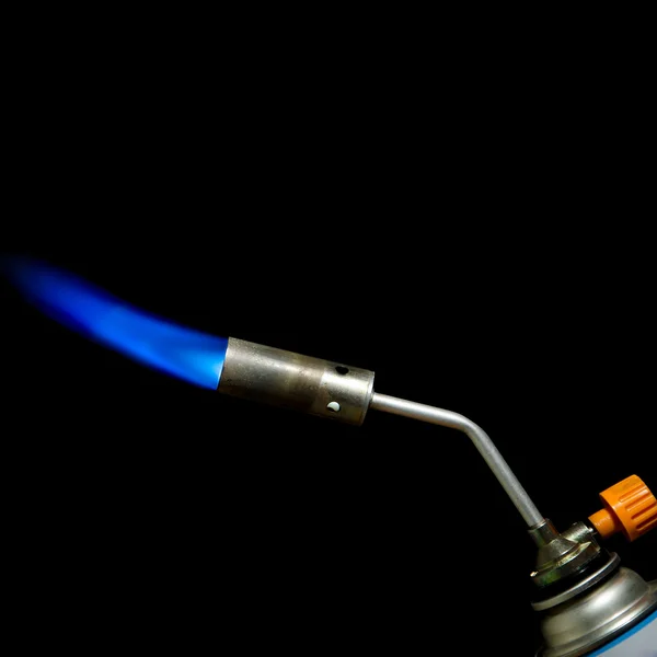 Flame of a gas burner — Stock Photo, Image