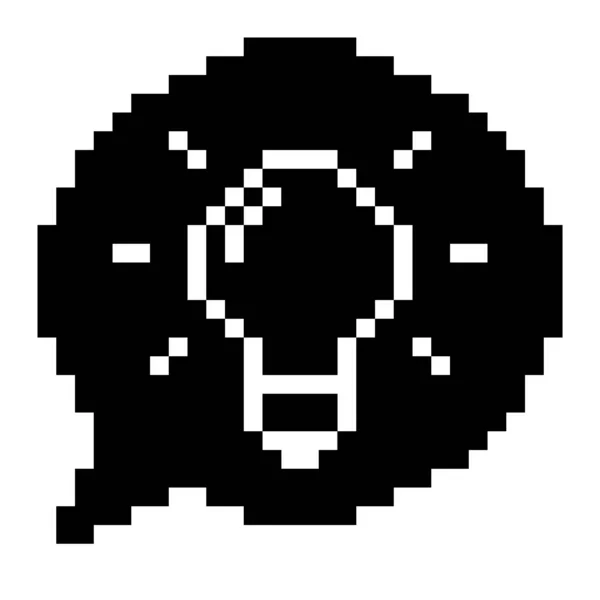 Nápad Pixel Art Business Icon — Stockový vektor