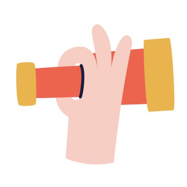 Vizyon. El Çizimi Doodle Simgesi.