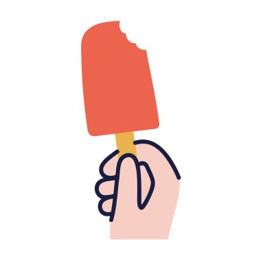 Dondurma. Yiyecek ve içecek karalamaları..