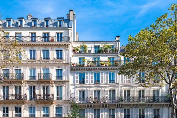 Parijs Prachtige Gebouwen Boulevard Beaumarchais 11E Wijk — Stockfoto