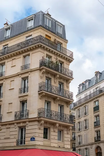 Париж Прекрасні Будівлі Rue Faidherbe Районі — стокове фото