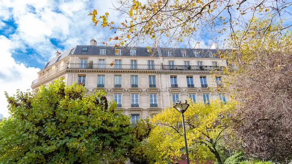 Paris Beautiful Buildings Boulevard Voltaire 11E District — Stock Photo, Image