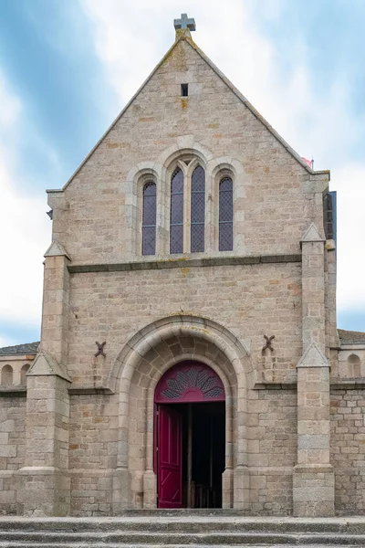 Barfleur Small City Normandy Church Saint Nicolas — 图库照片