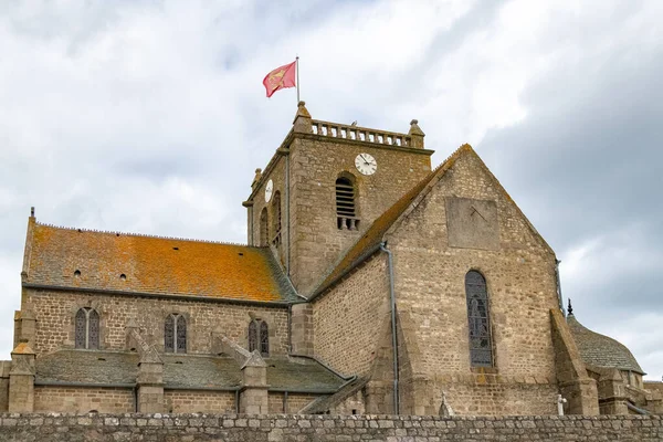Barfleur Petite Ville Normandie Église Saint Nicolas — Photo