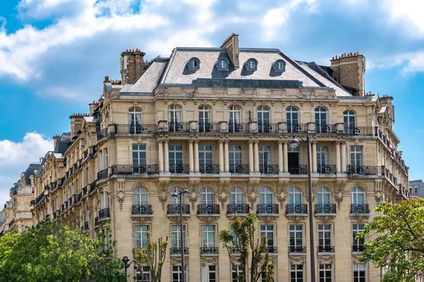 Paris Beautiful Building 16Th Arrondissement Avenue Foch Upscale Neighborhood — Stock Photo, Image