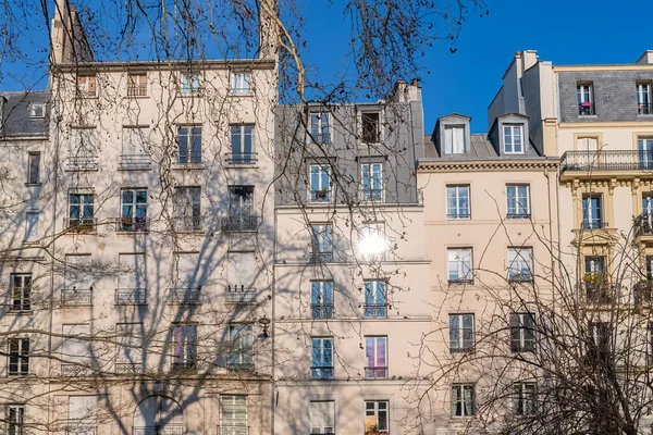 Paris Belo Edifício Rue Baudelaire Décimo Segundo Arrondissement — Fotografia de Stock