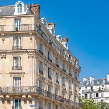 Paris, güzel binalar, 11. Bölgedeki De la Nation.