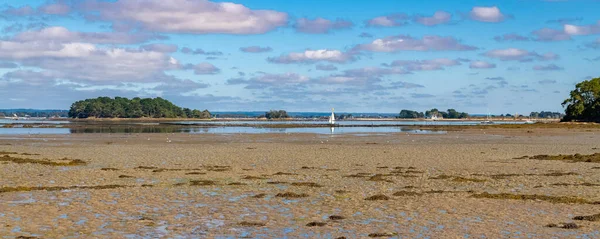 Bretagne Ile Aux Moines Île Dans Golfe Morbihan Panorama Été — Photo