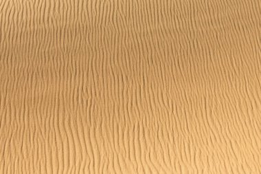 Namibya, Namib Çölü, sarı kum tepelerinin grafiksel manzarası