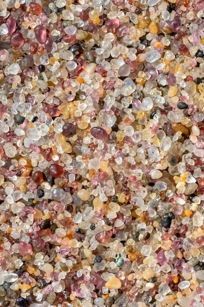 Ναμίμπια Ροζ Κόκκους Άμμου Στους Αμμόλοφους Πολύχρωμο Φόντο — Φωτογραφία Αρχείου