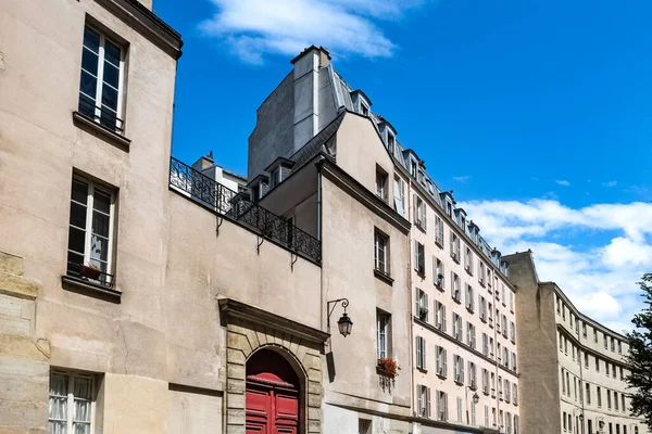 Paris Typical Buildings Marais Rue Charlemagne Center French Capital — Stock Photo, Image