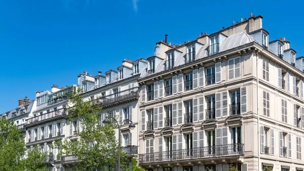 Paris Beautiful Buildings Boulevard Beaumarchais 11E Arrondissement Springtime — Stock Photo, Image