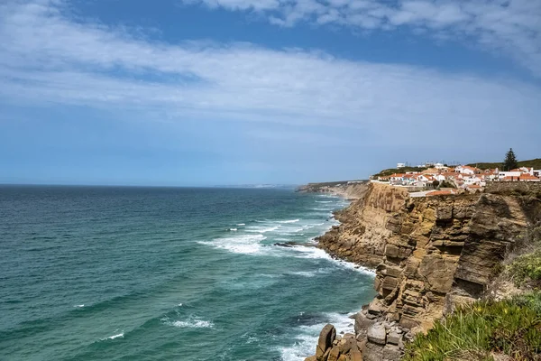 Azenhas Mar Colares Portugal Village Perched Cliffs — Photo