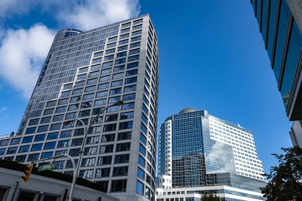 Vancouver, city in Canada, buildings in the center, skyscraper of the city