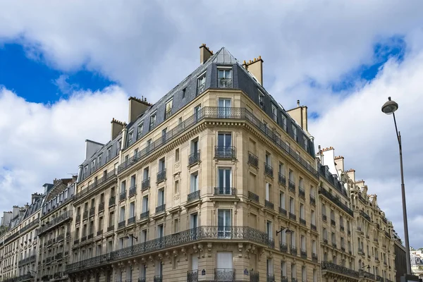 Paris Vakker Bygning Luksusstrøk Typisk Haussmann Fasader – stockfoto