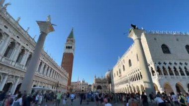 August 2021. Timelapse in the center of Venice