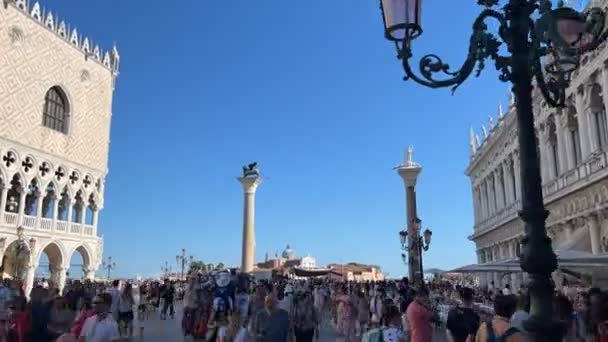 August 2021 Timelapse Center Venice — Stockvideo