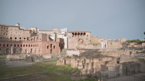 Rome Italy May 2022 Trajan Market Museum Imperial Forums Rome — Vídeo de Stock