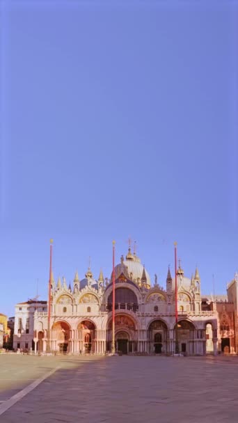 Basílica San Marcos Venecia — Vídeos de Stock