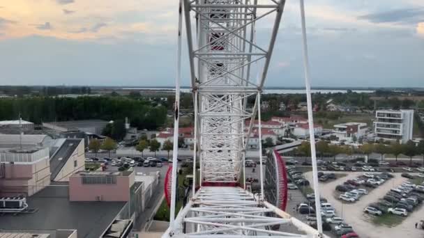 View Ferris Wheel Jesolo — Vídeo de Stock