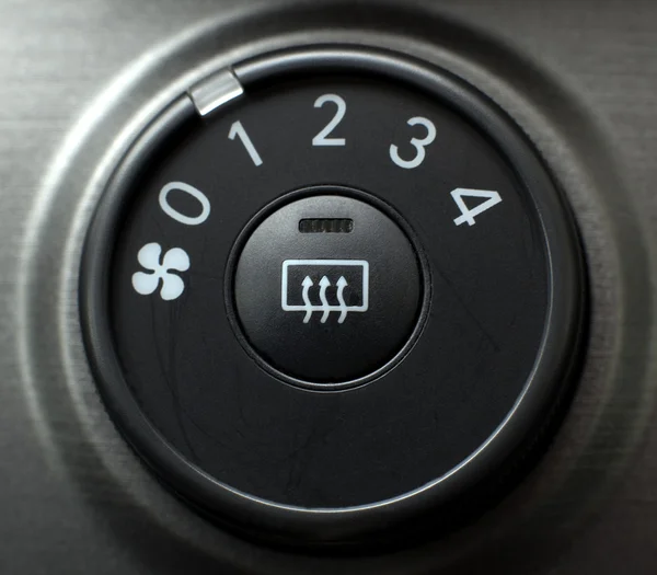 Кнопки и рычаги, используемые в автомобиле — стоковое фото