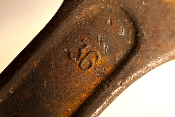 Špinavé, staré, rezavé ruční nástroje — Stock fotografie