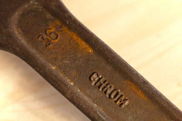 Špinavé, staré, rezavé ruční nástroje — Stock fotografie