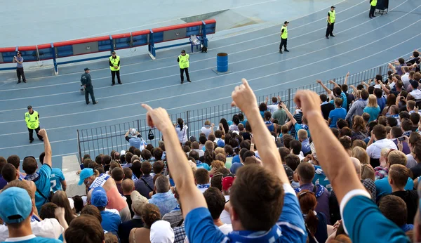 Fans at a stadium. — Stock Photo, Image