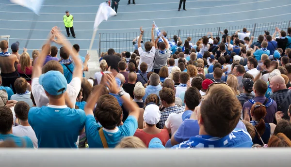 Fans at a stadium. — Stock Photo, Image