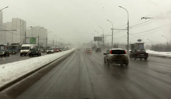 Moscow road — Stock Photo, Image